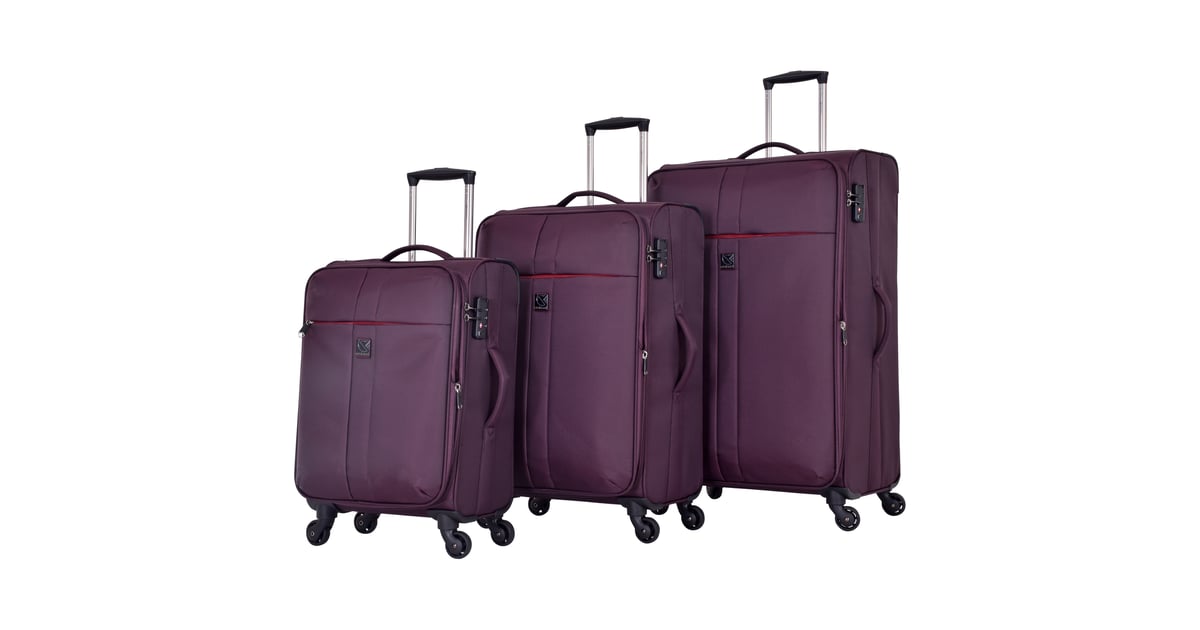 Buy Eminent 3pcs Trolley Luggage Set Purple V6101 Online in UAE Sharaf DG