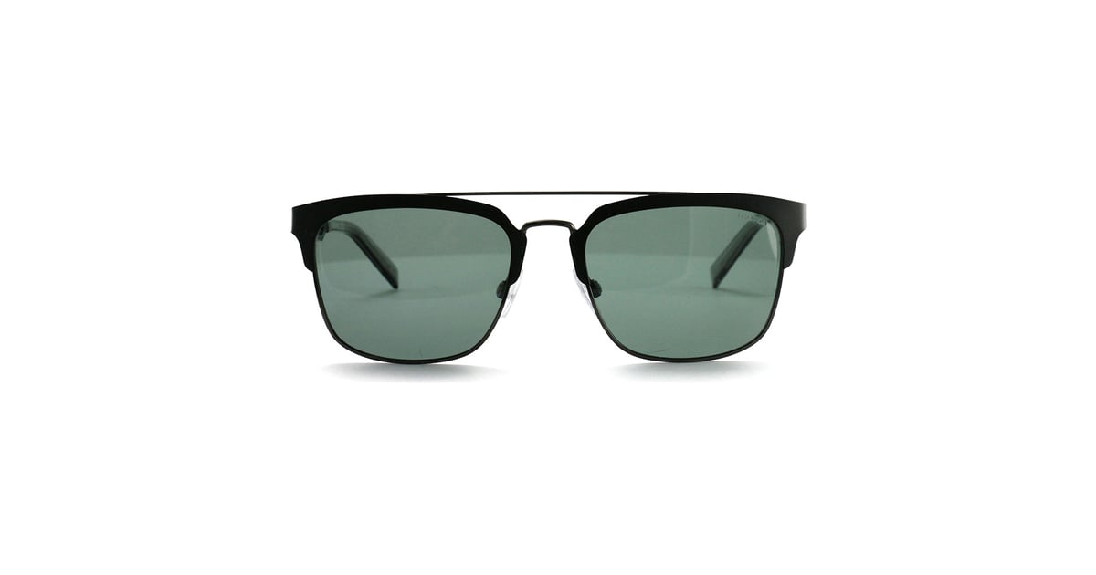 Buy Nautica Square Matte Black Sunglasses Men N5129S-005-55 Online in ...