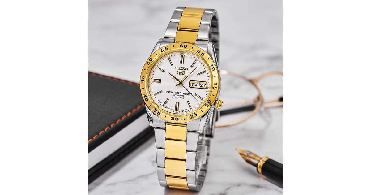 Buy Seiko SNKE04K1 Bicolor Gents Automatic Watch Seiko 5 Online in UAE