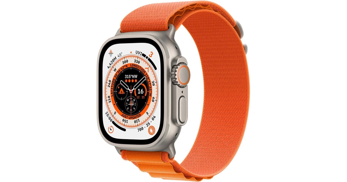 Buy Apple Watch Ultra GPS + Cellular, 49mm Titanium Case with Orange