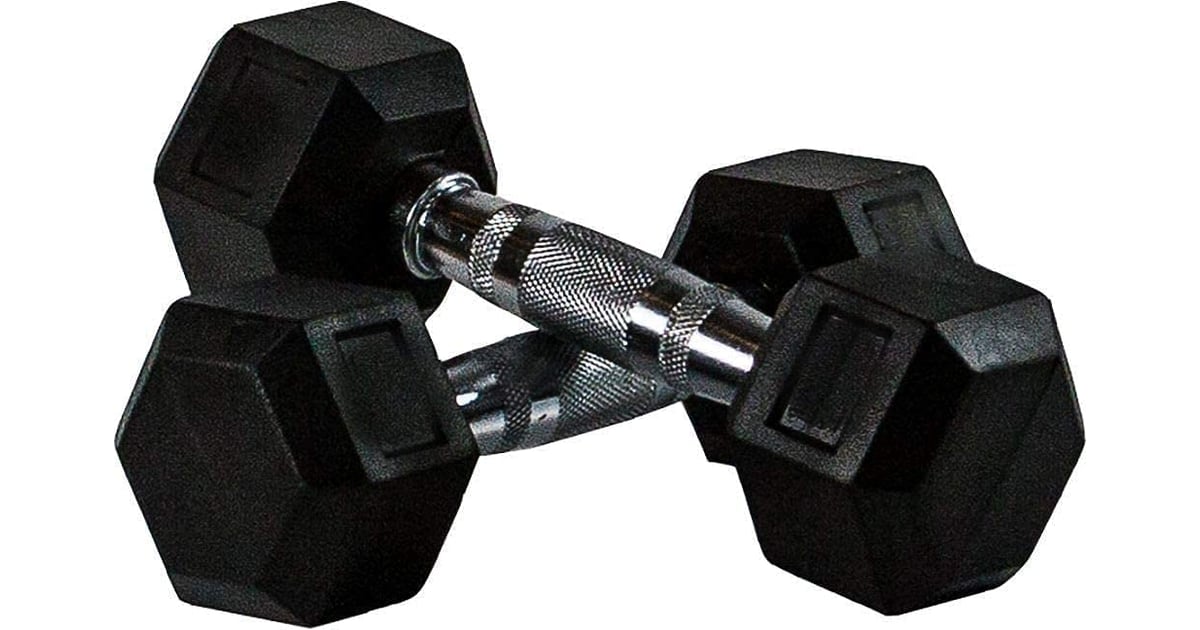 Buy Ultimax Rubber Encased Dumbbell Set Barbell Set Hex Rubber Dumbbell