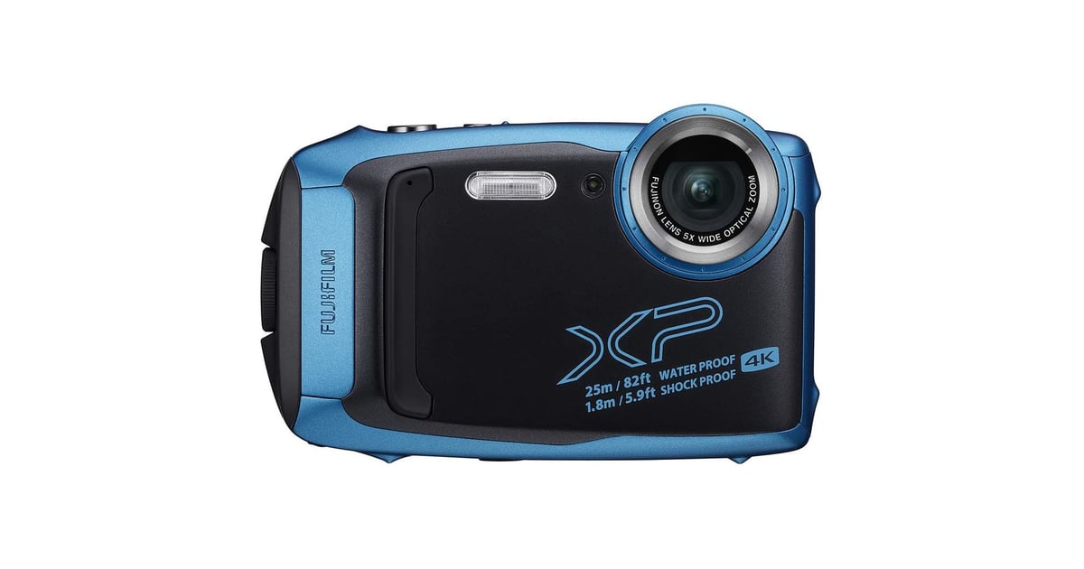 Buy Fujifilm XP Waterproof Camera Sky Blue Wide Angle Lens Online in ...