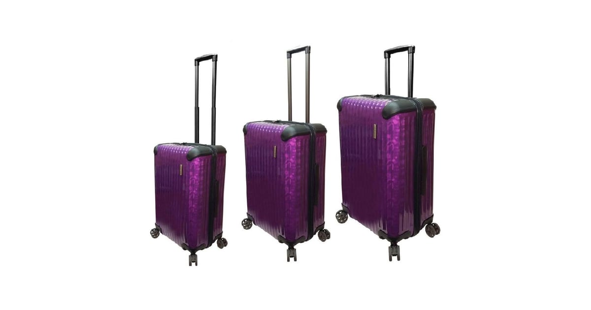 Highflyer T1000 Trolley Luggage Bag Purple 3pc Set TH1000PPC3PC price