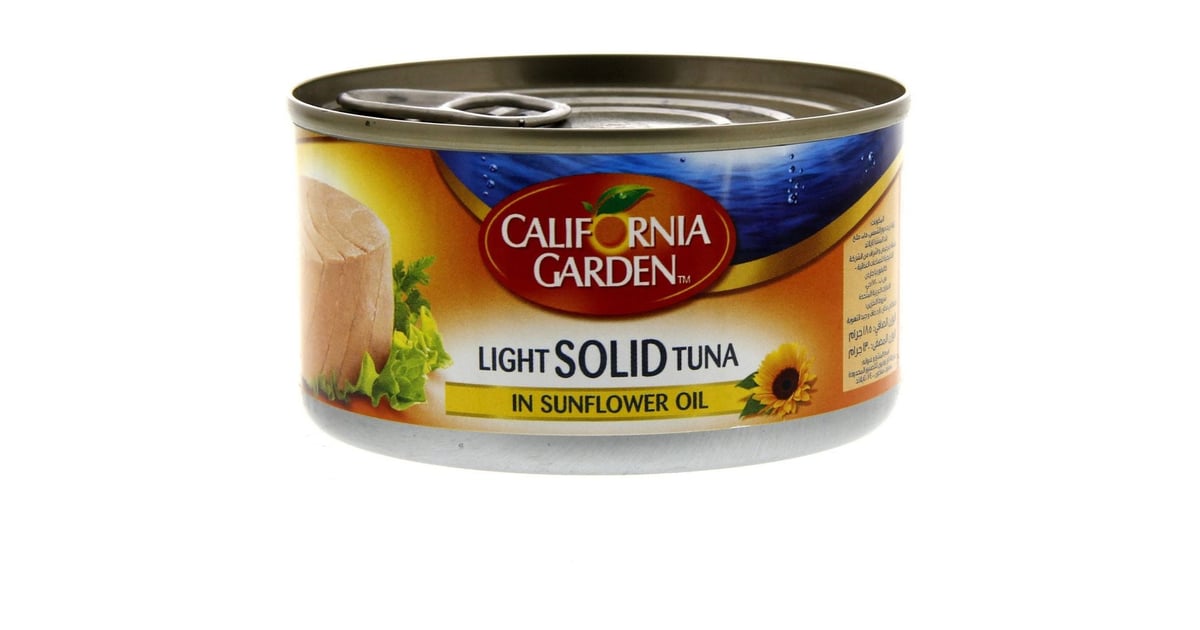 Buy California Garden Light Solid Tuna In Sunflower Oil 185g Online in