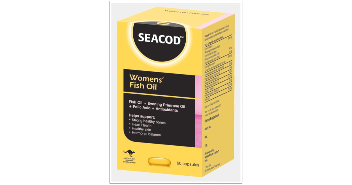 Buy Seacod Women’s Fish Oil, 500 Mg, 60 Softgel Capsules Online in UAE
