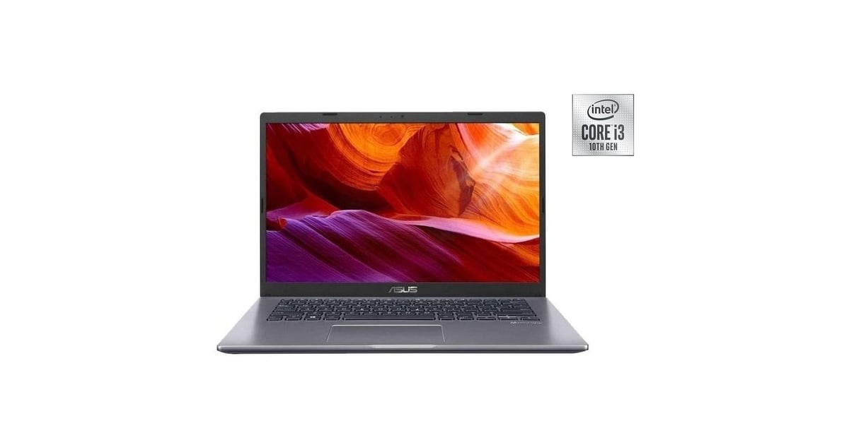 Asus X409JA-BV017T Laptop – Core i3 1.2GHz 4GB 1TB Shared Win10 14inch HD Slate Grey English/Arabic Keyboard
