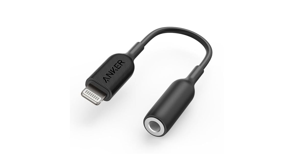 Anker Lightning Audio Jack Adapter 3.5mm Black price in Bahrain, Buy