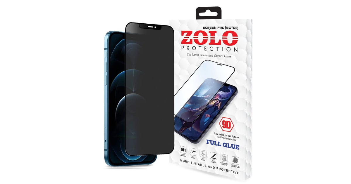 Buy Zolo Antispy Antifingerprint Matt Privacy 9d Tempered Glass