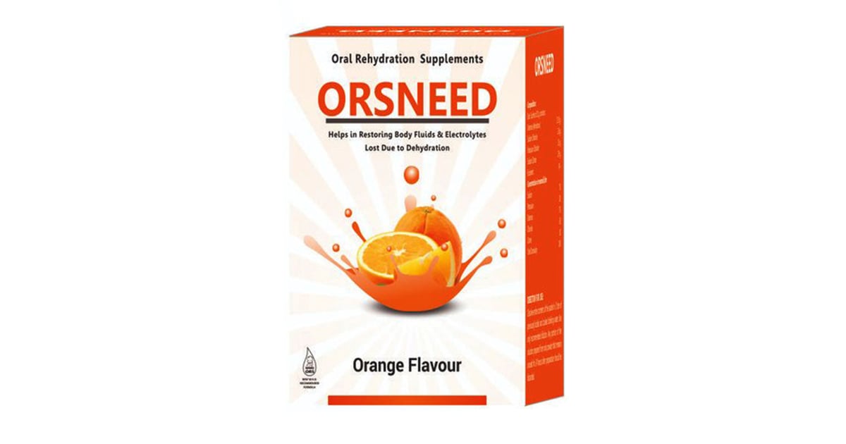اشترِ Orsneed Oral Rehydration Supplements Orange Flavor 10×4.2g عبر