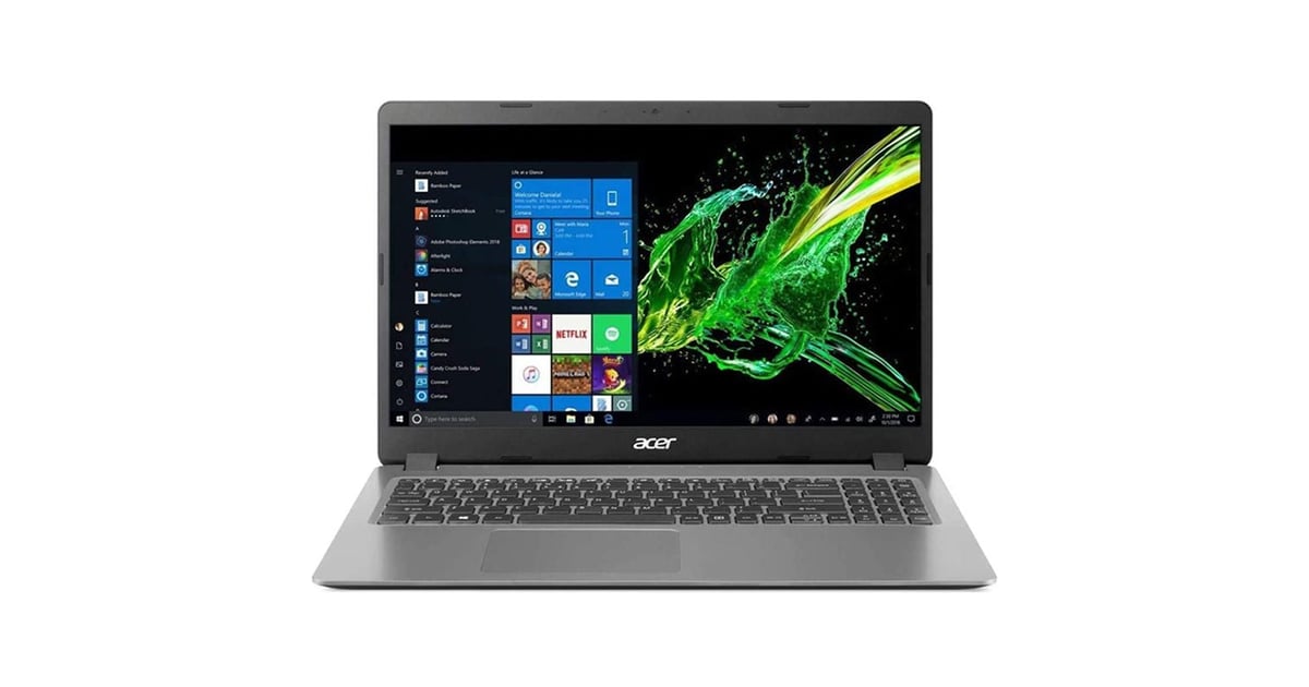 Acer A315-56-594W Aspire 3 Laptop – Core i5 1035G1 8GB 256GB SSD Windows10 15.6inch FHD Grey English Keyboard 2 Pin Adapter