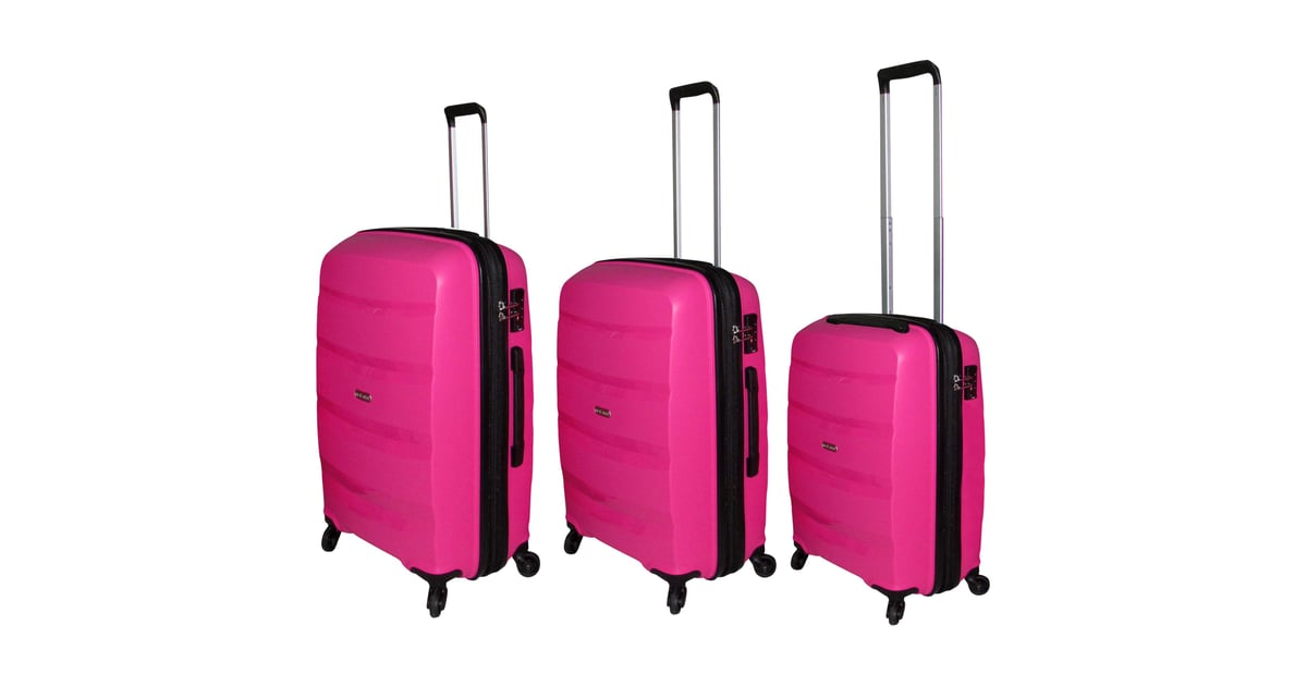 Highflyer Bella Trolley Luggage Bag Pink 3pc Set THBELLA3PC price in