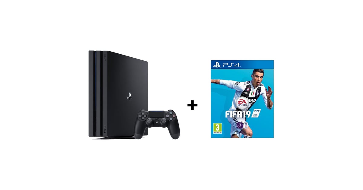 Buy Sony PS4 Pro Gaming Console 1TB Black FIFA 19 Game 