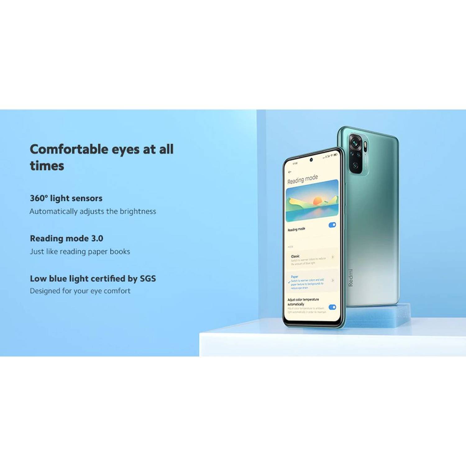 Xiaomi Redmi Note 10 Dual Sim 128GB Lake Green 4G Smartphone Xiaomi Redmi Note 10 Dual Sim 128GB Lake Green 4G Smartphone