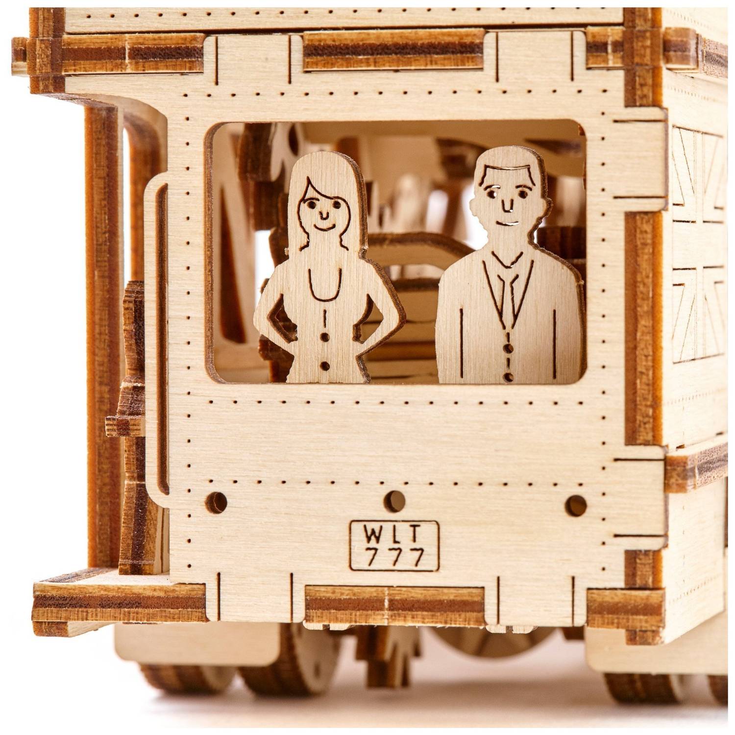 Wooden City London Bus 3D Mechanical Model Wooden City London Bus 3D Mechanical Model