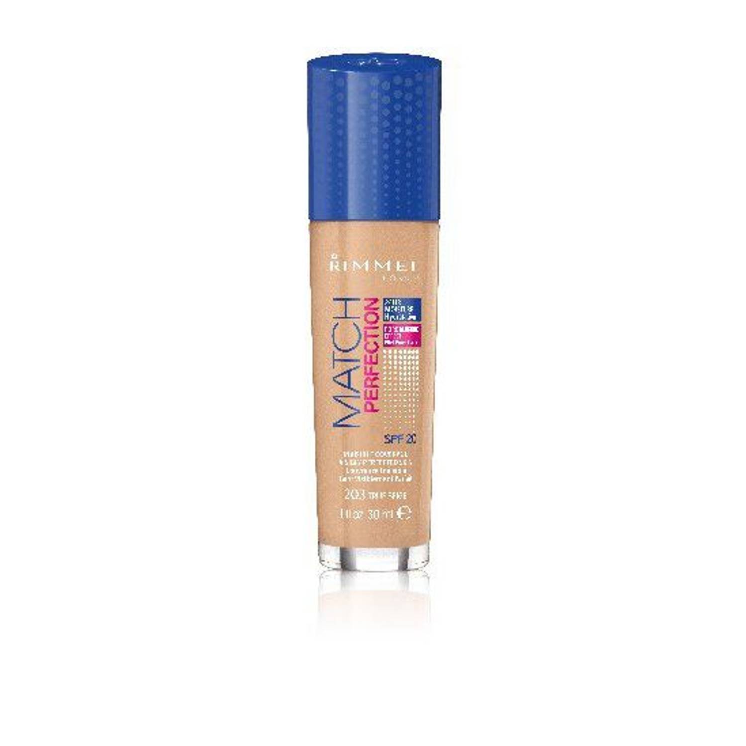 Rimmel London 4203 Match Perfection Foundation True Beige 30ml Rimmel London 4203 Match Perfection Foundation True Beige 30ml