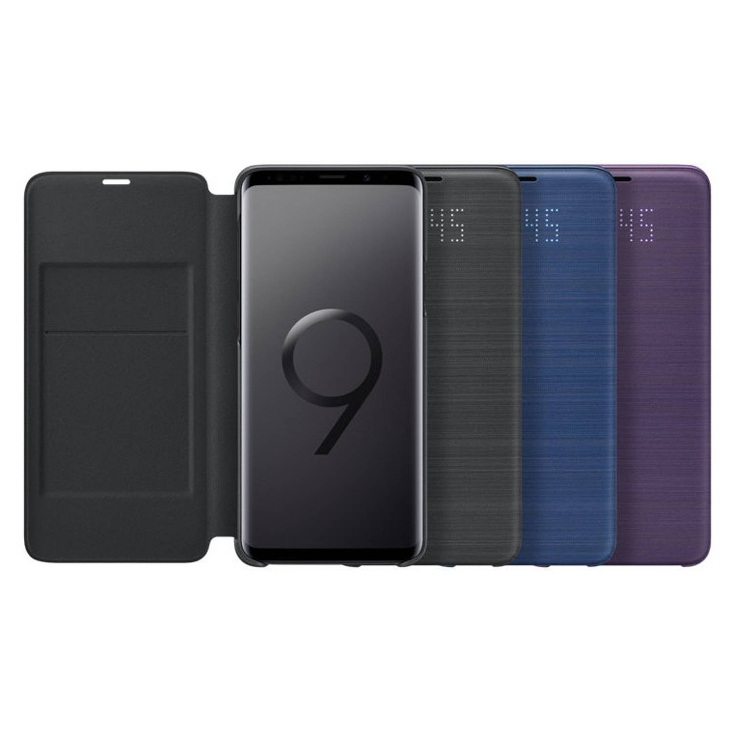 Samsung LED Flip Wallet Cover Purple For Galaxy S9 Plus - EF-NG965PVEGWW Samsung LED Flip Wallet Cover Purple For Galaxy S9 Plus - EF-NG965PVEGWW