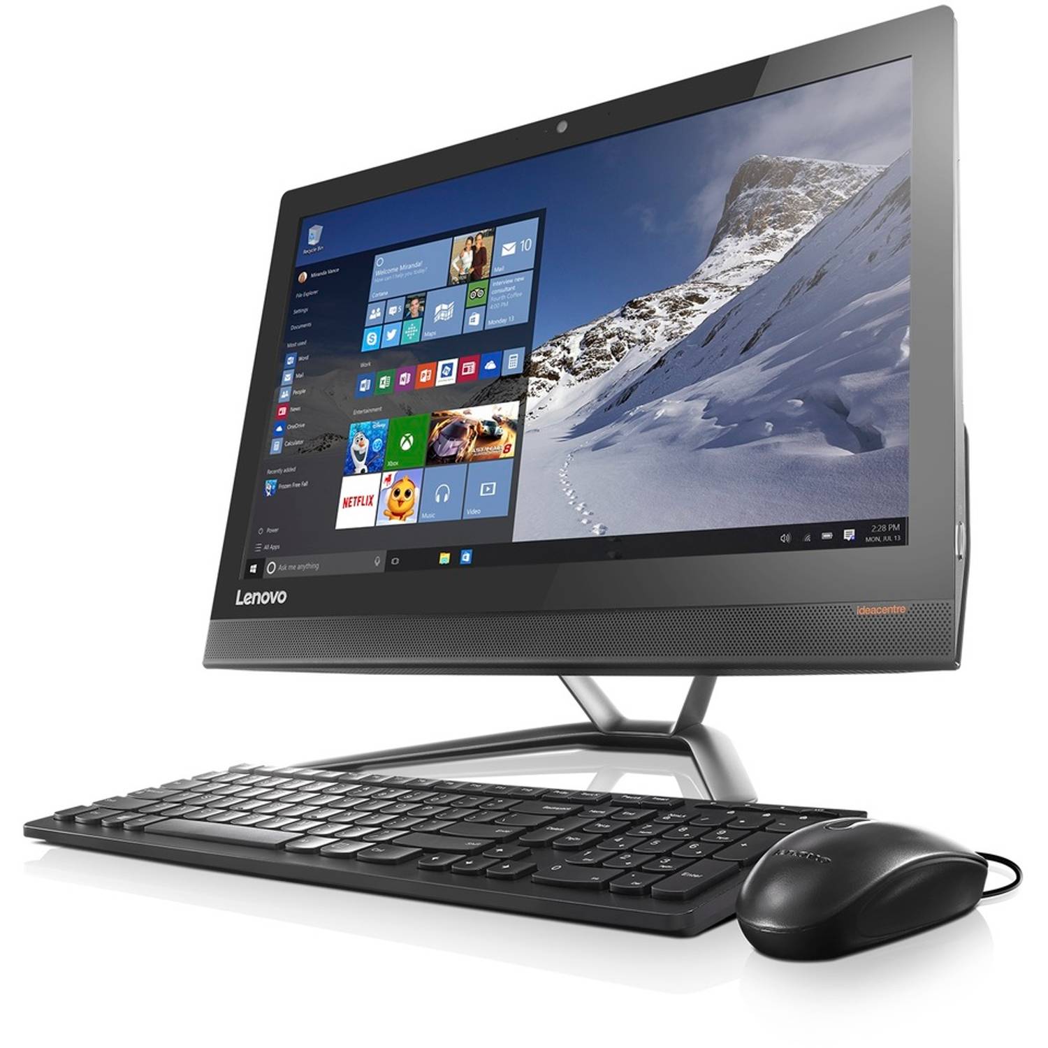 Lenovo ideacentre 300-22ISU All-in-One Desktop - Core i3 3.7GHz 4GB 500GB Shared Win10 21.5inch Black Lenovo ideacentre 300-22ISU All-in-One Desktop - Core i3 3.7GHz 4GB 500GB Shared Win10 21.5inch Black