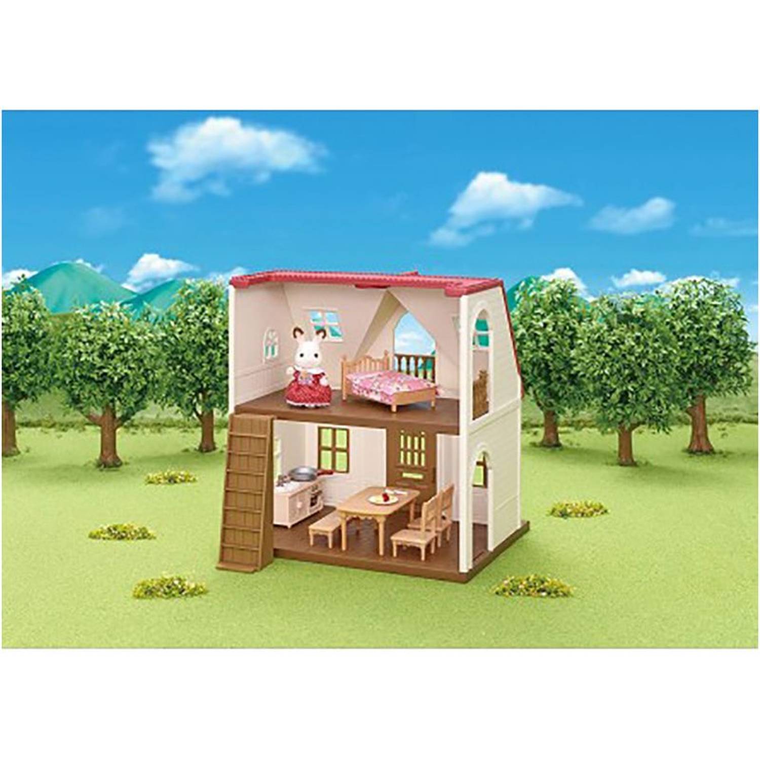 Sylvanian Families 5303 Red Roof Cosy Cottage Starter Toy Sylvanian Families 5303 Red Roof Cosy Cottage Starter Toy