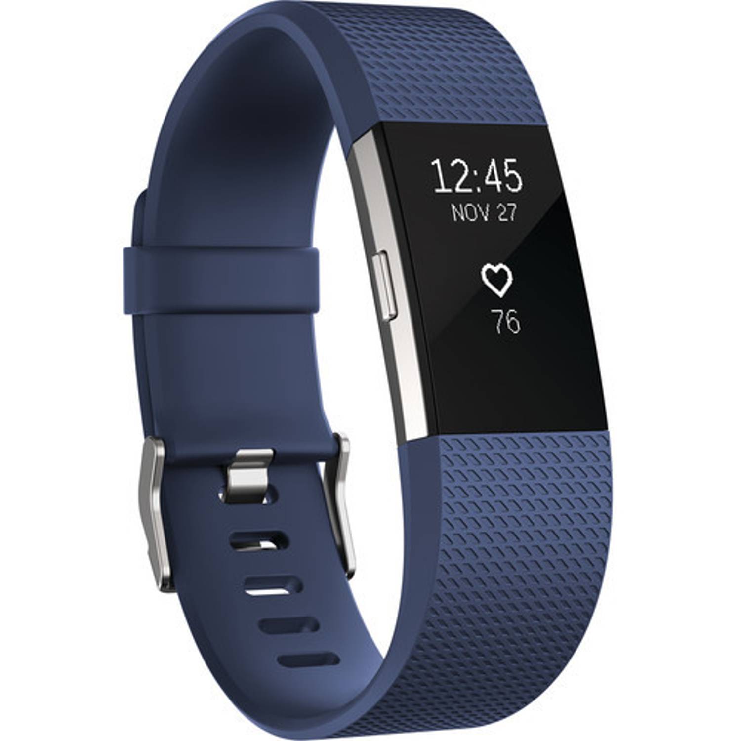 Fitbit Charge 2 Wristband Laryon Blue Silver Large - FB407SBULEU Fitbit Charge 2 Wristband Laryon Blue Silver Large - FB407SBULEU