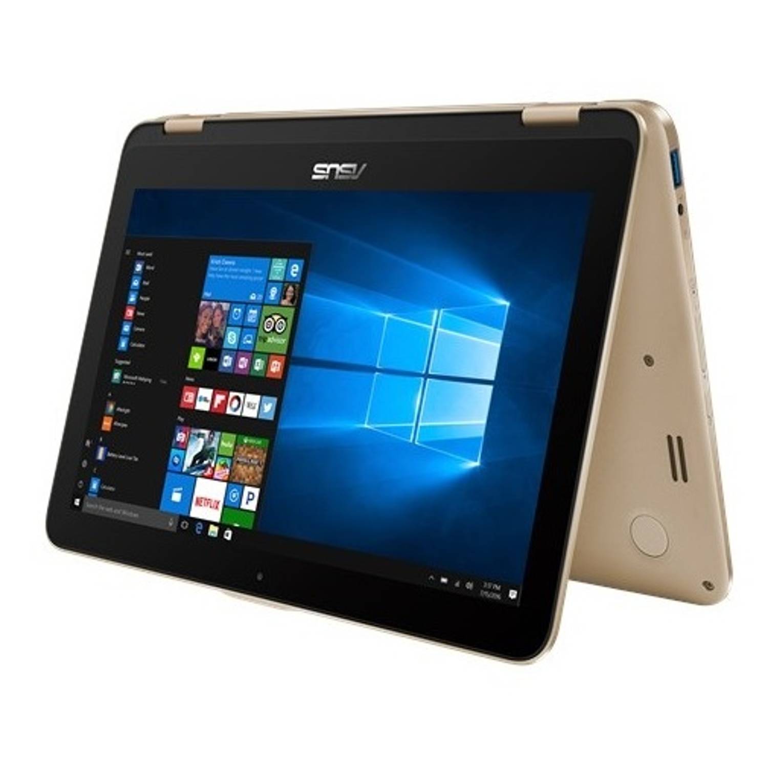 Asus VivoBook Flip 12 TP203NAH-BP047T Laptop - Celeron 1.10Ghz 4GB 500GB Shared Win10 11.6inch HD Gold Asus VivoBook Flip 12 TP203NAH-BP047T Laptop - Celeron 1.10Ghz 4GB 500GB Shared Win10 11.6inch HD Gold
