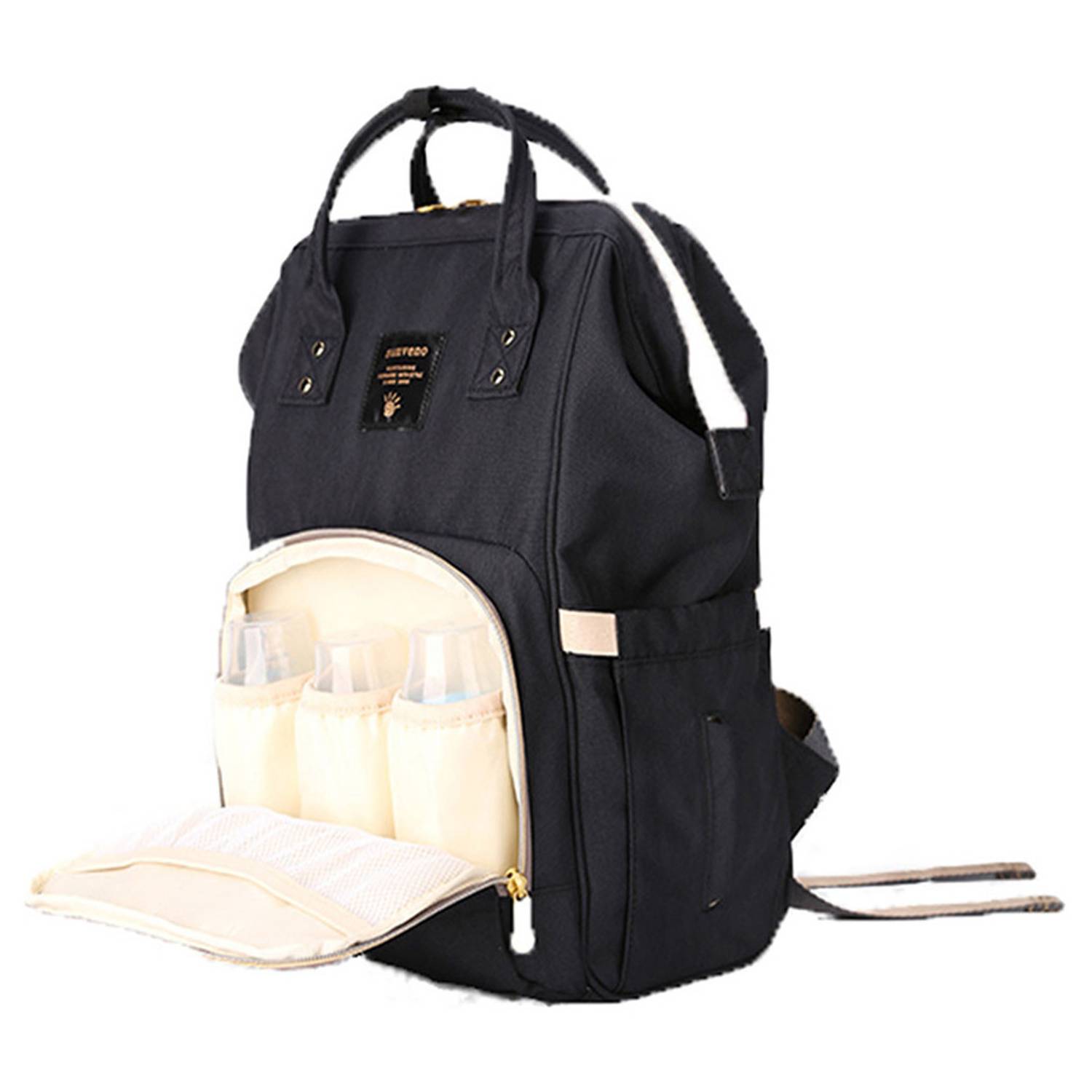 Sunveno Diaper Bag with USB Black Sunveno Diaper Bag with USB Black