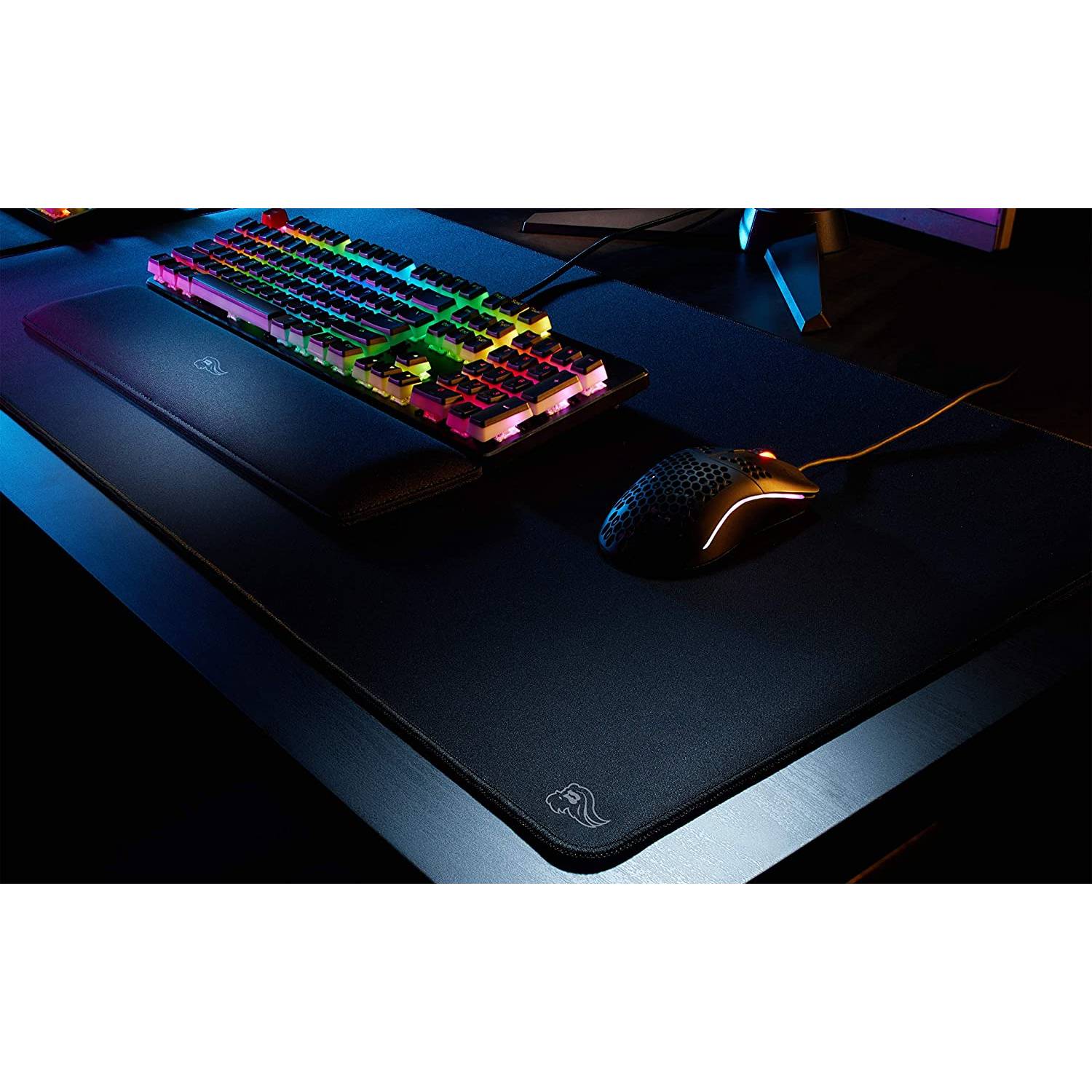 Glorious Xxl Extended Gaming Mouse Mat/pad - Stealth Edition - Large, Wide (xlarge) Black Cloth Mousepad, Stitched Edges | 36x18 (g-xxl-stealth) Glorious Xxl Extended Gaming Mouse Mat/pad - Stealth Edition - Large, Wide (xlarge) Black Cloth Mousepad, Stitched Edges | 36x18 (g-xxl-stealth)