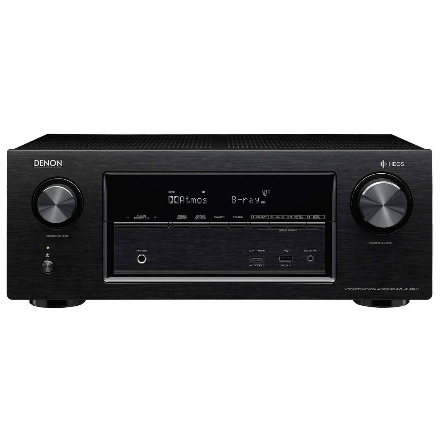 Denon AVRX3400H Network AV Receiver Black Denon AVRX3400H Network AV Receiver Black
