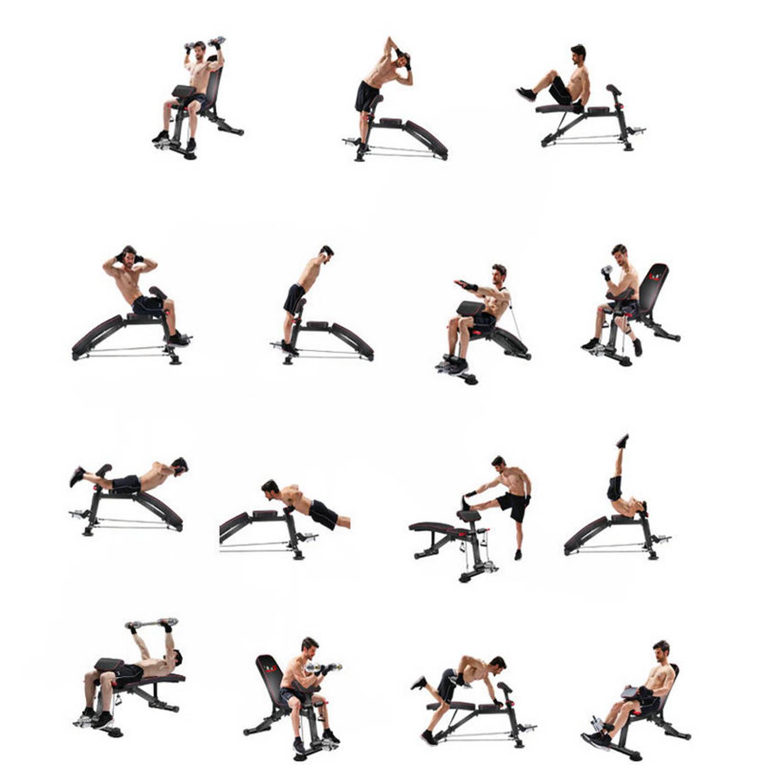 Sport Spirit Workout Bench For Whole Body Sport Spirit Workout Bench For Whole Body