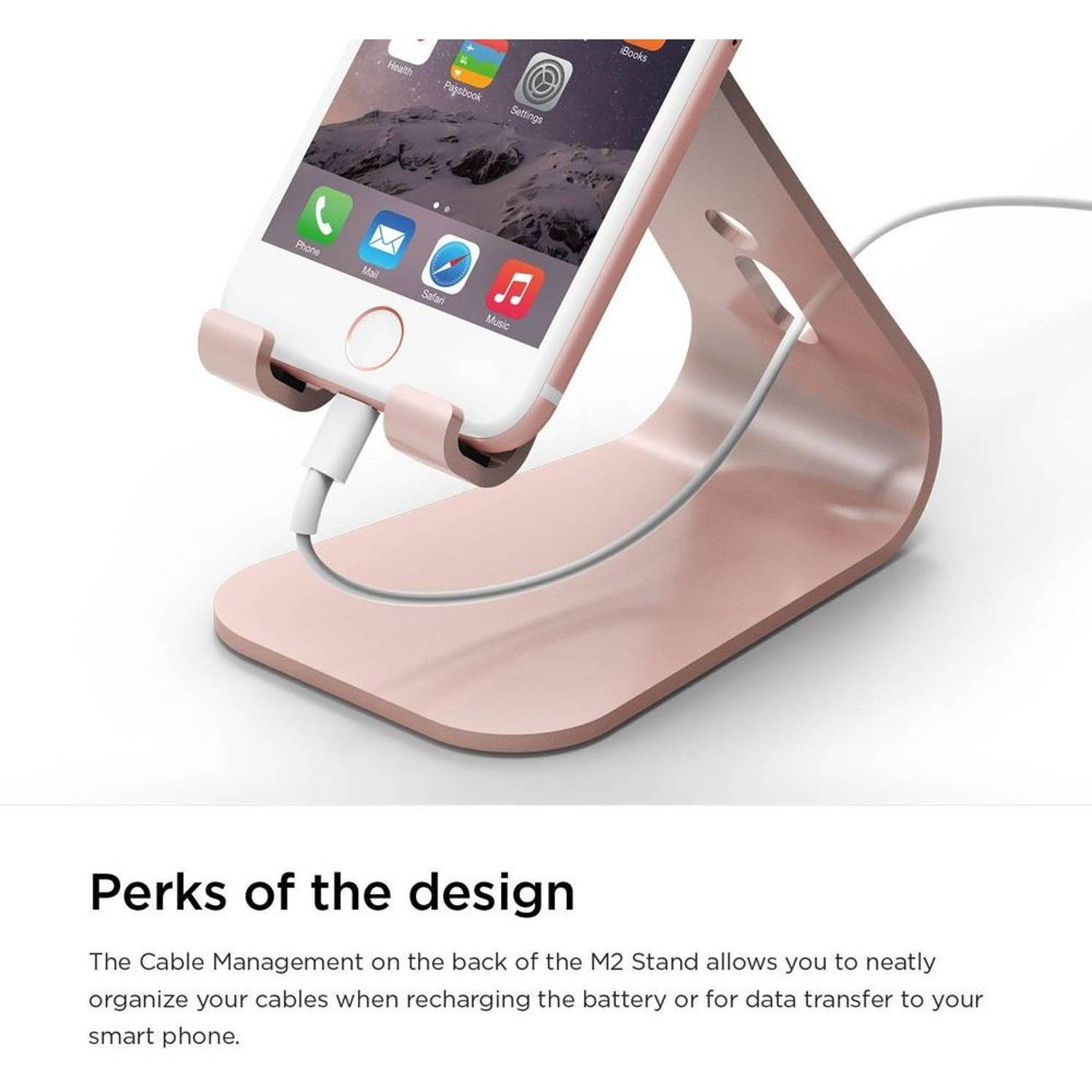 Elago Aluminium M2 Stand For Smartphone Rose Gold Elago Aluminium M2 Stand For Smartphone Rose Gold