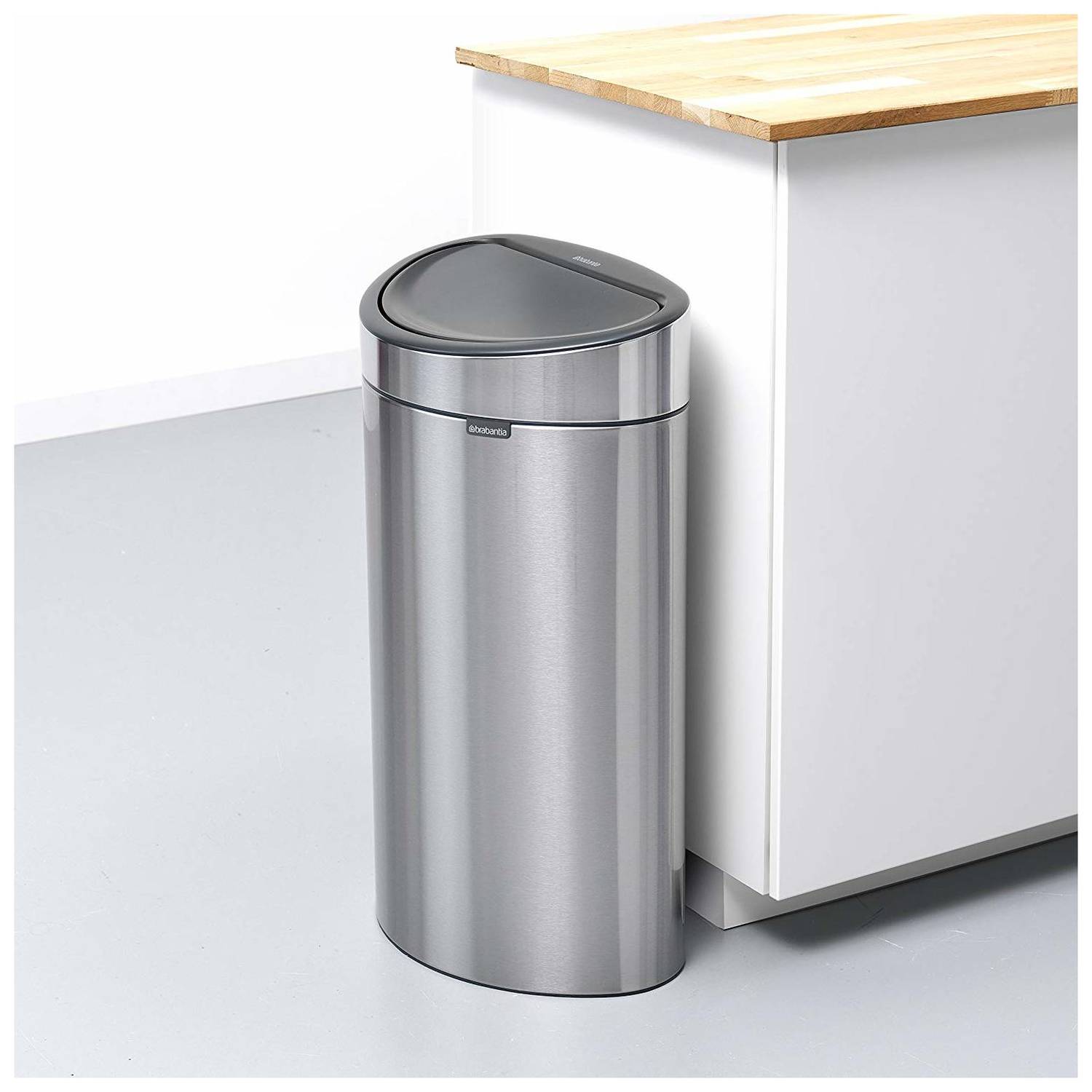Brabantia 114809 Touch Bin 40L Matt Steel Fingerprint proof Brabantia 114809 Touch Bin 40L Matt Steel Fingerprint proof