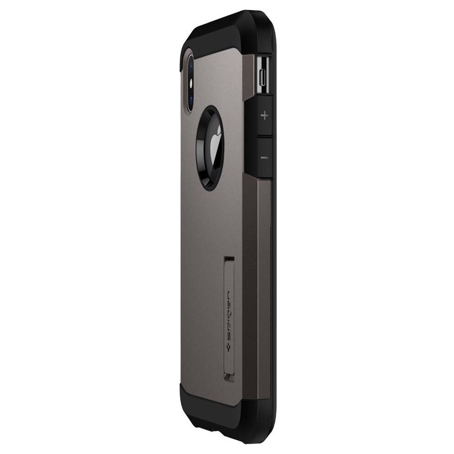 Spigen Tough Armor Case Gunmetal For Apple iPhone X 057CS22161 Spigen Tough Armor Case Gunmetal For Apple iPhone X 057CS22161