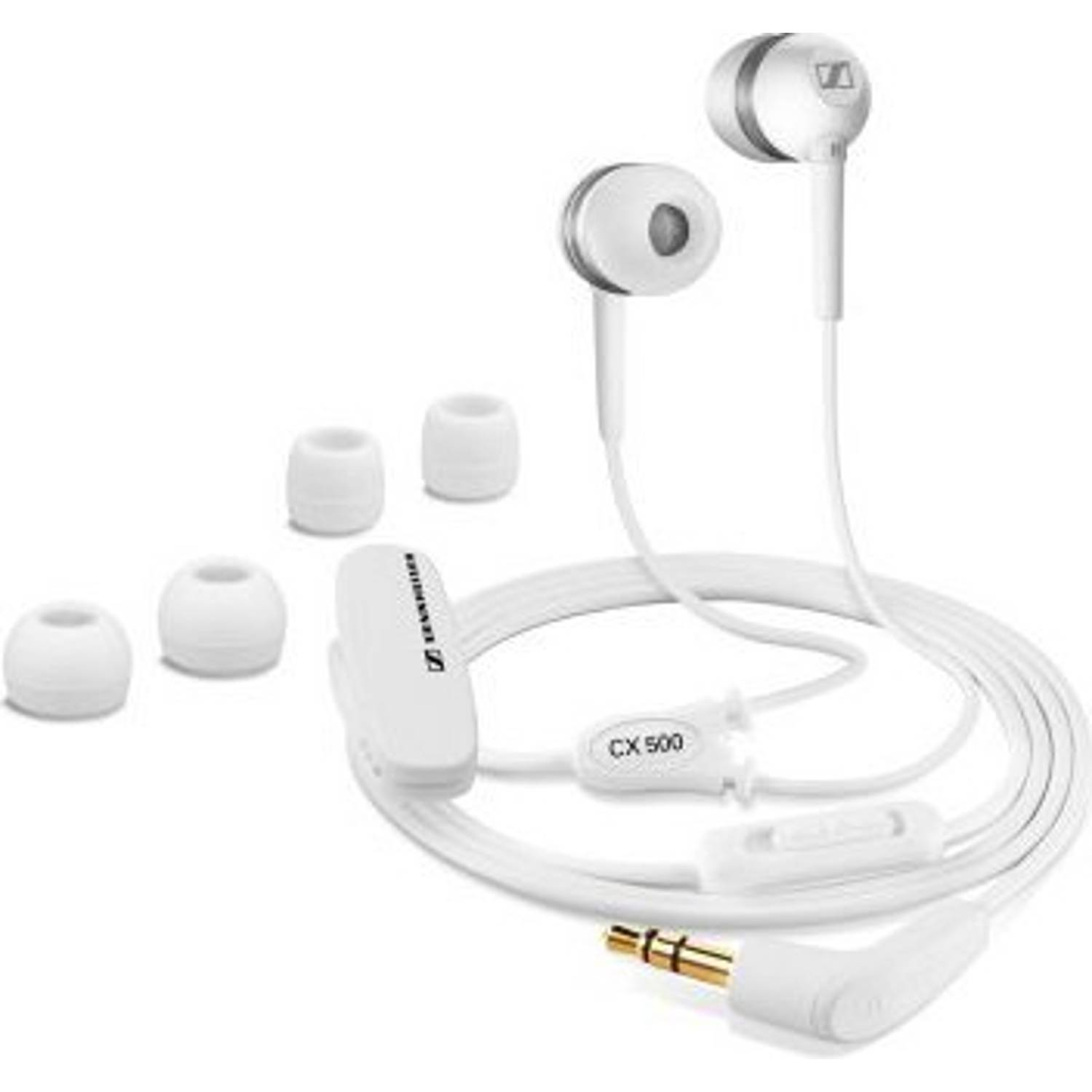 Sennheiser CX500I In Ear Headphone White Sennheiser CX500I In Ear Headphone White