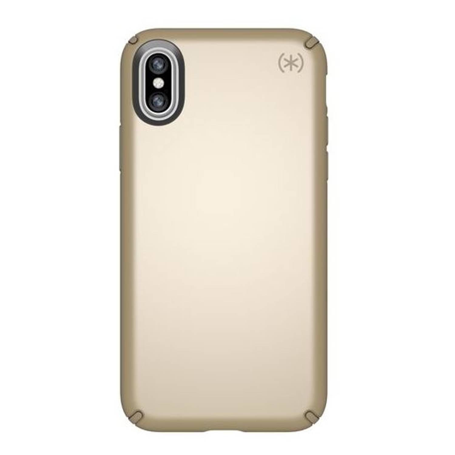 Speck Presidio Metallic Case Gold/Camel Brown For Apple iPhone X - 1031356595 Speck Presidio Metallic Case Gold/Camel Brown For Apple iPhone X - 1031356595