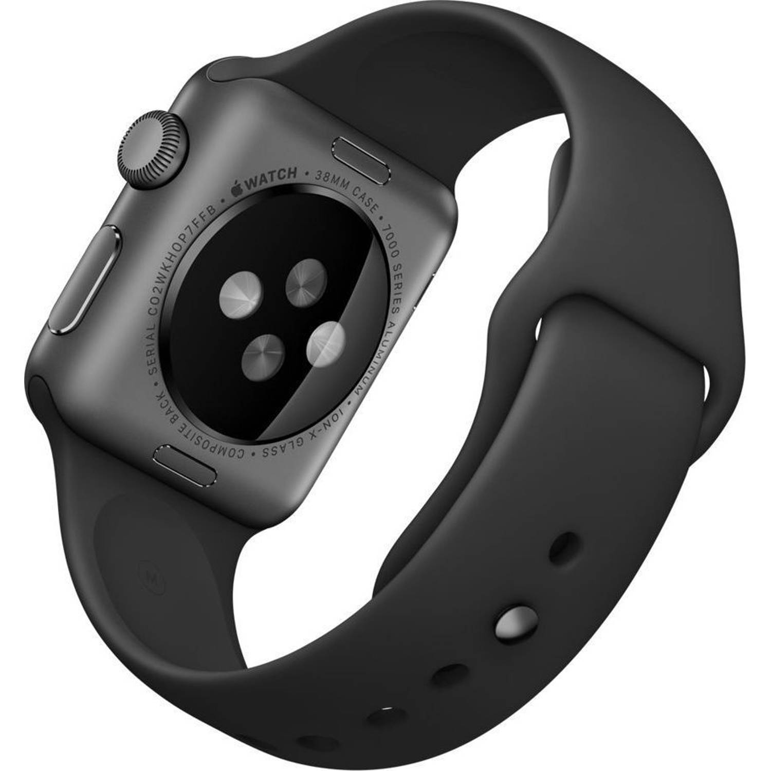 Apple Watch Sport - 42mm Space Grey Aluminium Case with Black Sport Band Apple Watch Sport - 42mm Space Grey Aluminium Case with Black Sport Band