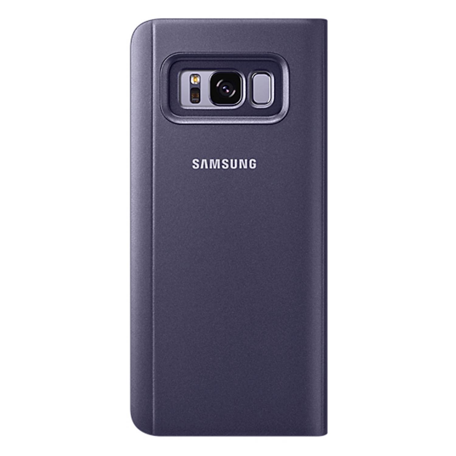 Samsung Clear View Standing Cover Violet For Galaxy S8 Samsung Clear View Standing Cover Violet For Galaxy S8