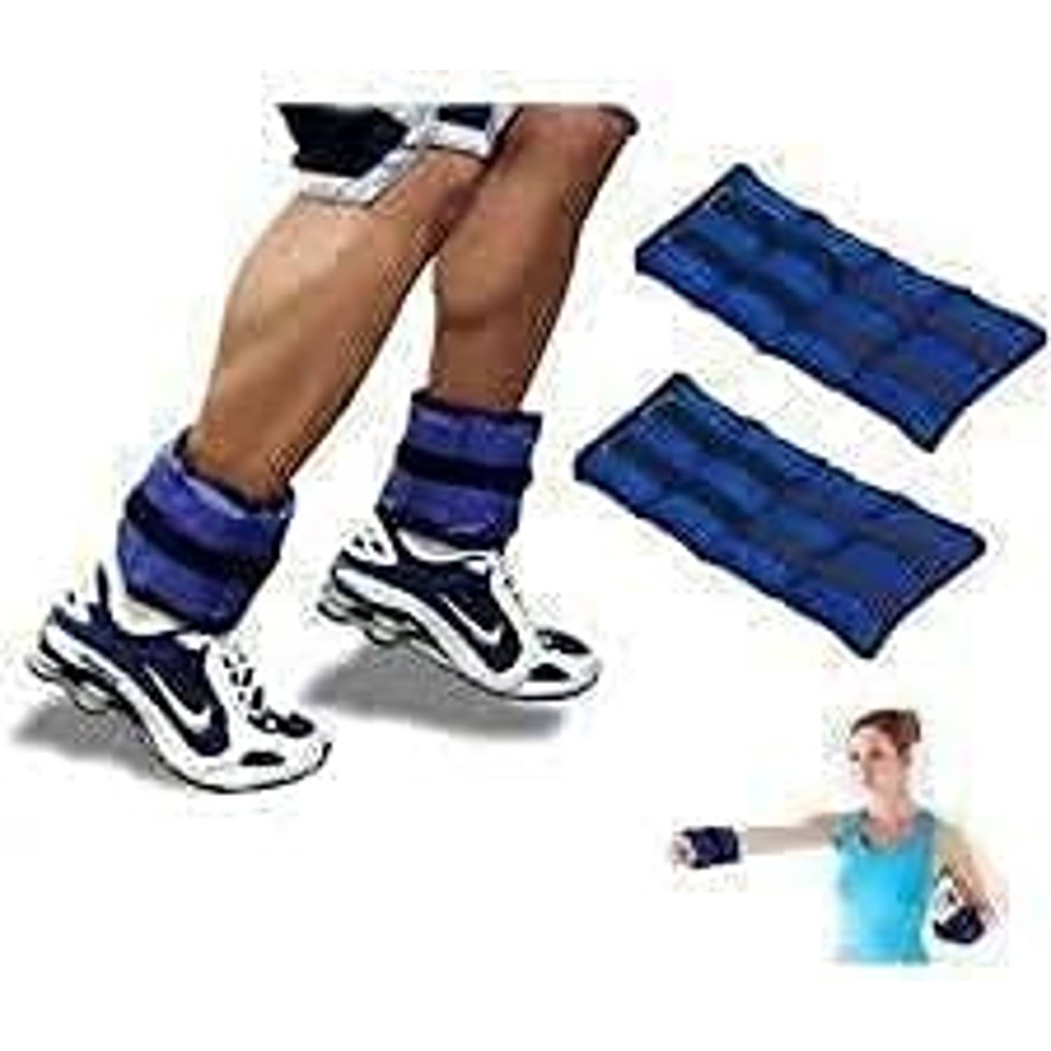Ankle Weights Breathable For Fitness-0.5kg X 2 Ankle Weights Breathable For Fitness-0.5kg X 2