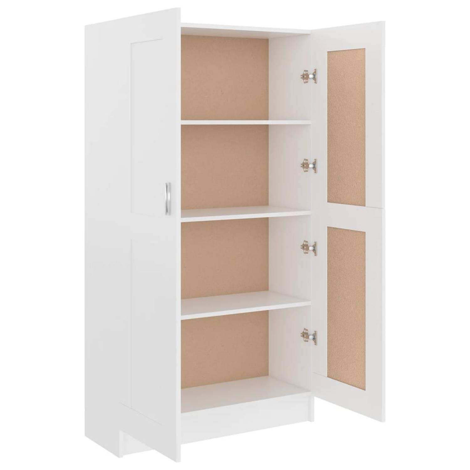 vidaXL Book Cabinet White 82.5x30.5x150 cm Engineered Wood vidaXL Book Cabinet White 82.5x30.5x150 cm Engineered Wood
