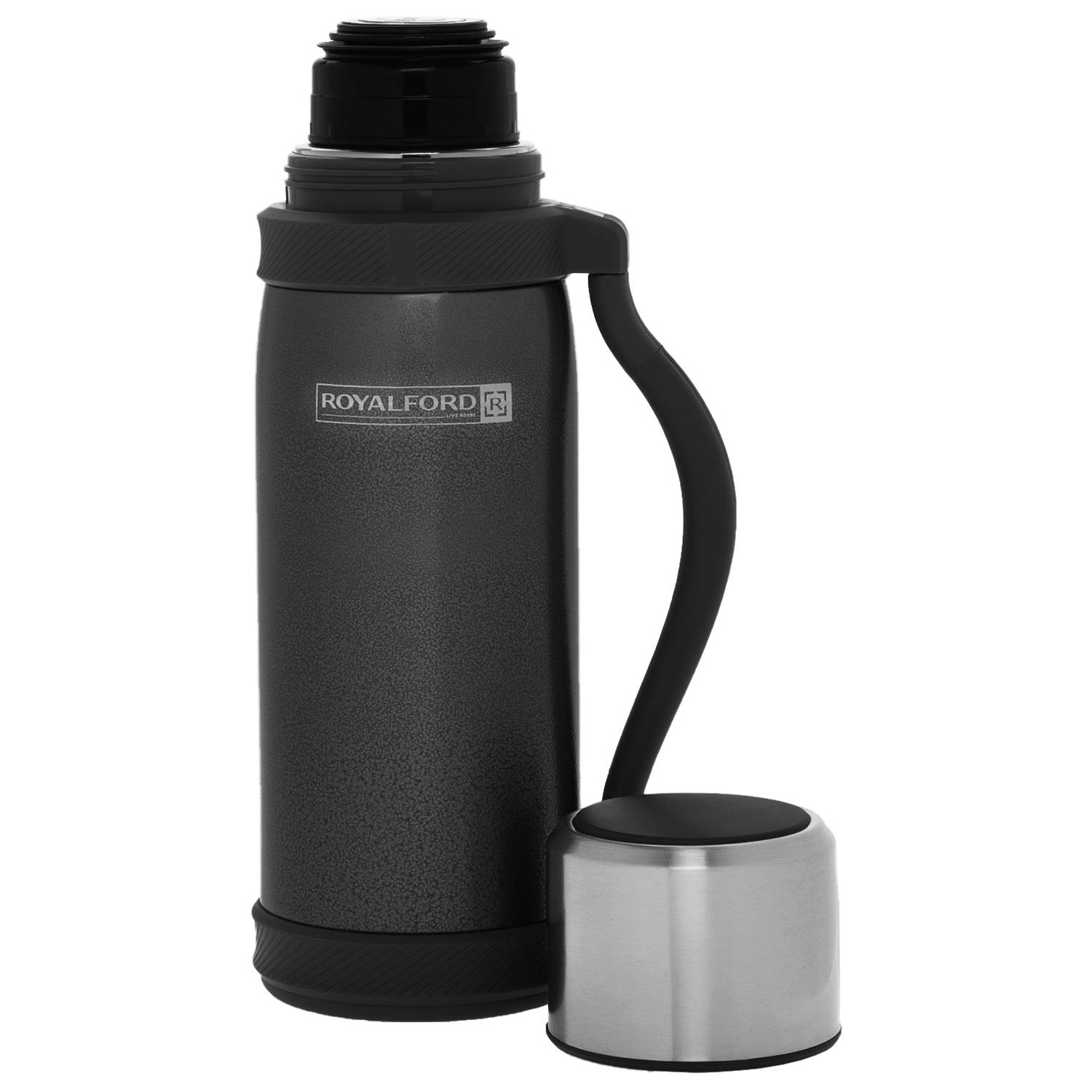 Royalford 1200ml SS Double Wall Thermos Flask Royalford 1200ml SS Double Wall Thermos Flask