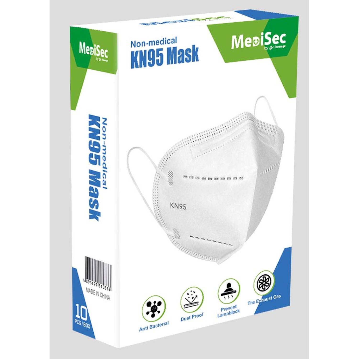 Medisec KN95 Face Mask 10pc Set Medisec KN95 Face Mask 10pc Set