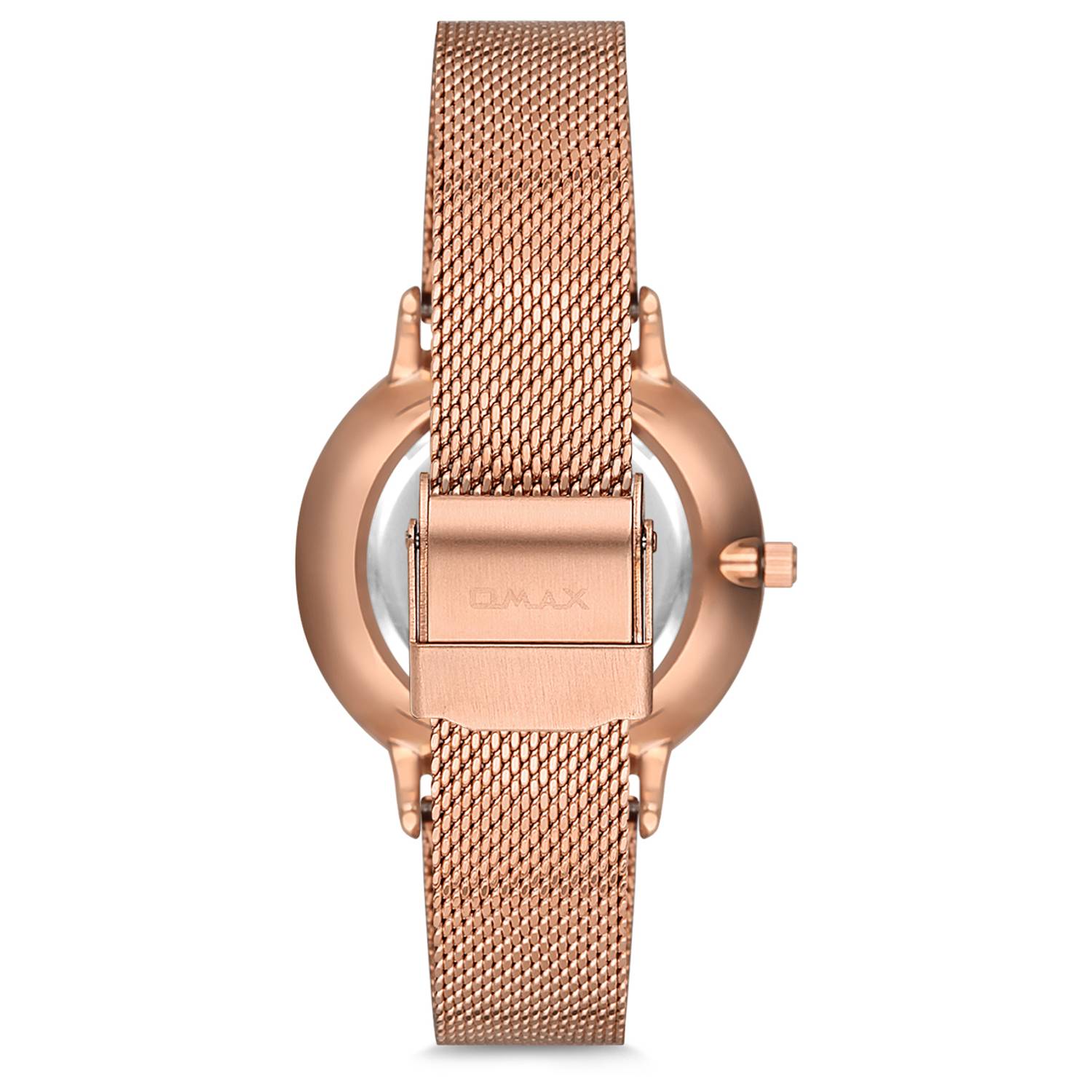 Omax Sparkle Collection Rose Gold Mesh Analog Watch For Women SPM02R68B Omax Sparkle Collection Rose Gold Mesh Analog Watch For Women SPM02R68B