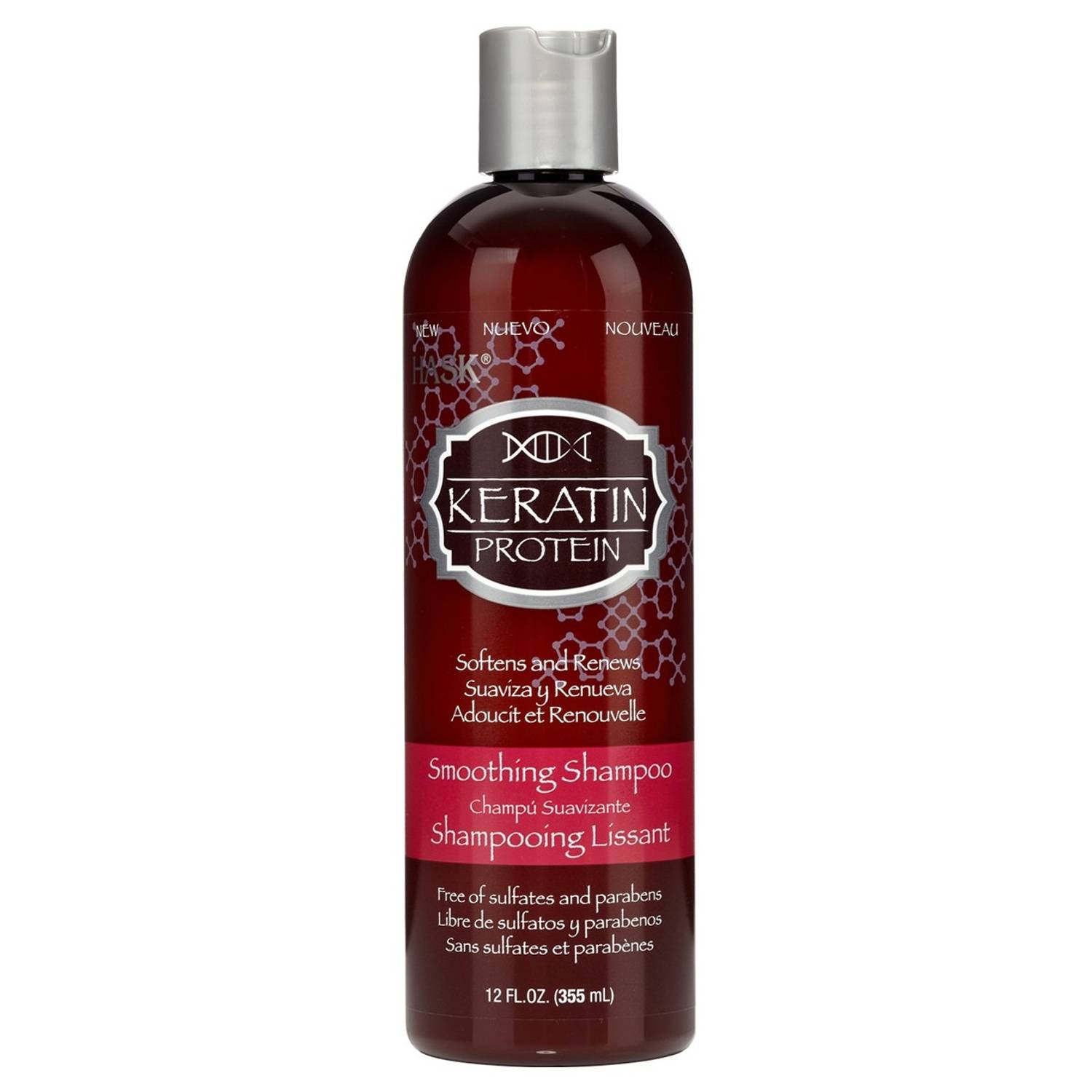 Hask HAS0043173 Keratin Protein Smoothing Shampoo 355ml Hask HAS0043173 Keratin Protein Smoothing Shampoo 355ml