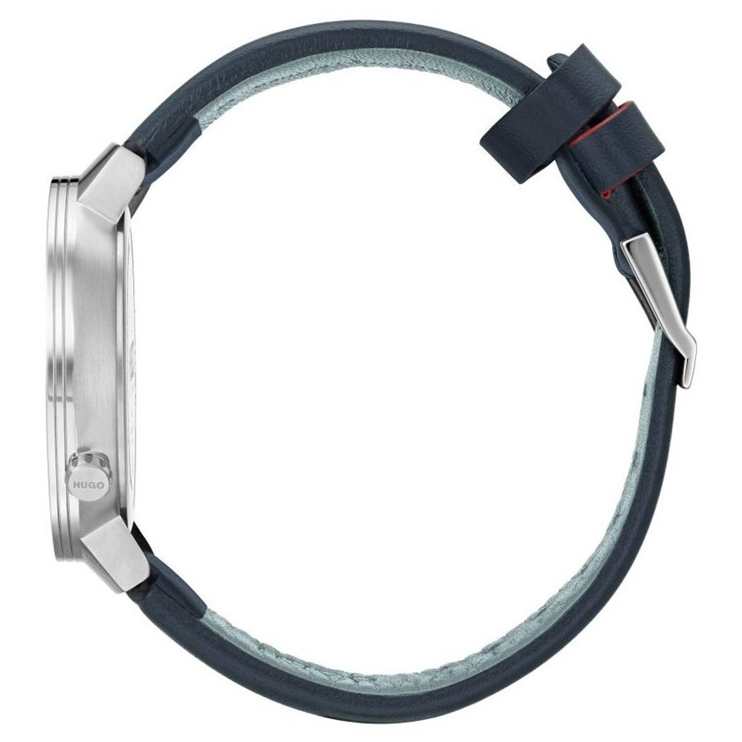 Hugo Boss 1530053 Travel Quartz Blue Leather Watch Men Hugo Boss 1530053 Travel Quartz Blue Leather Watch Men