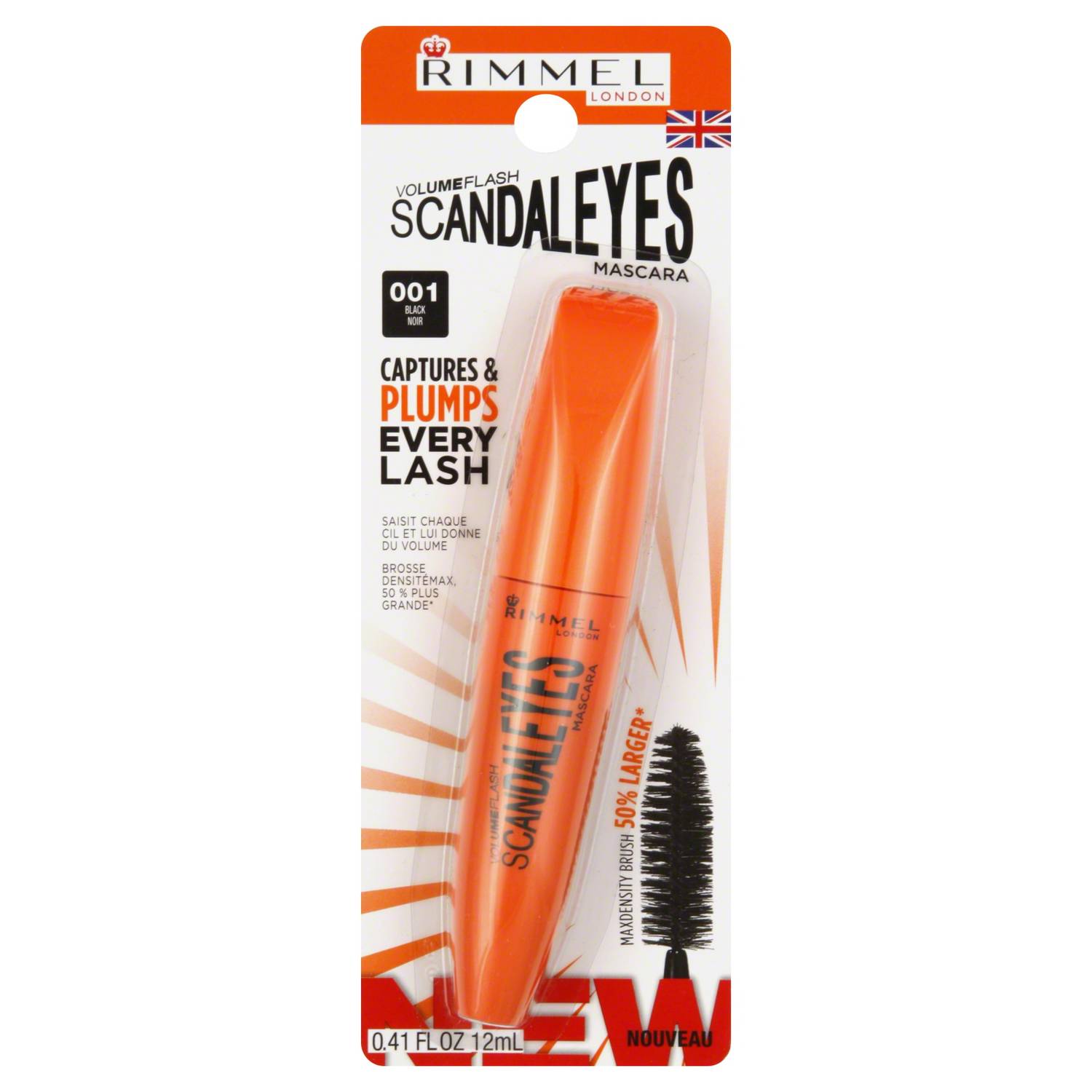 Rimmel London 49001 Scandaleyes Mascara Black Rimmel London 49001 Scandaleyes Mascara Black