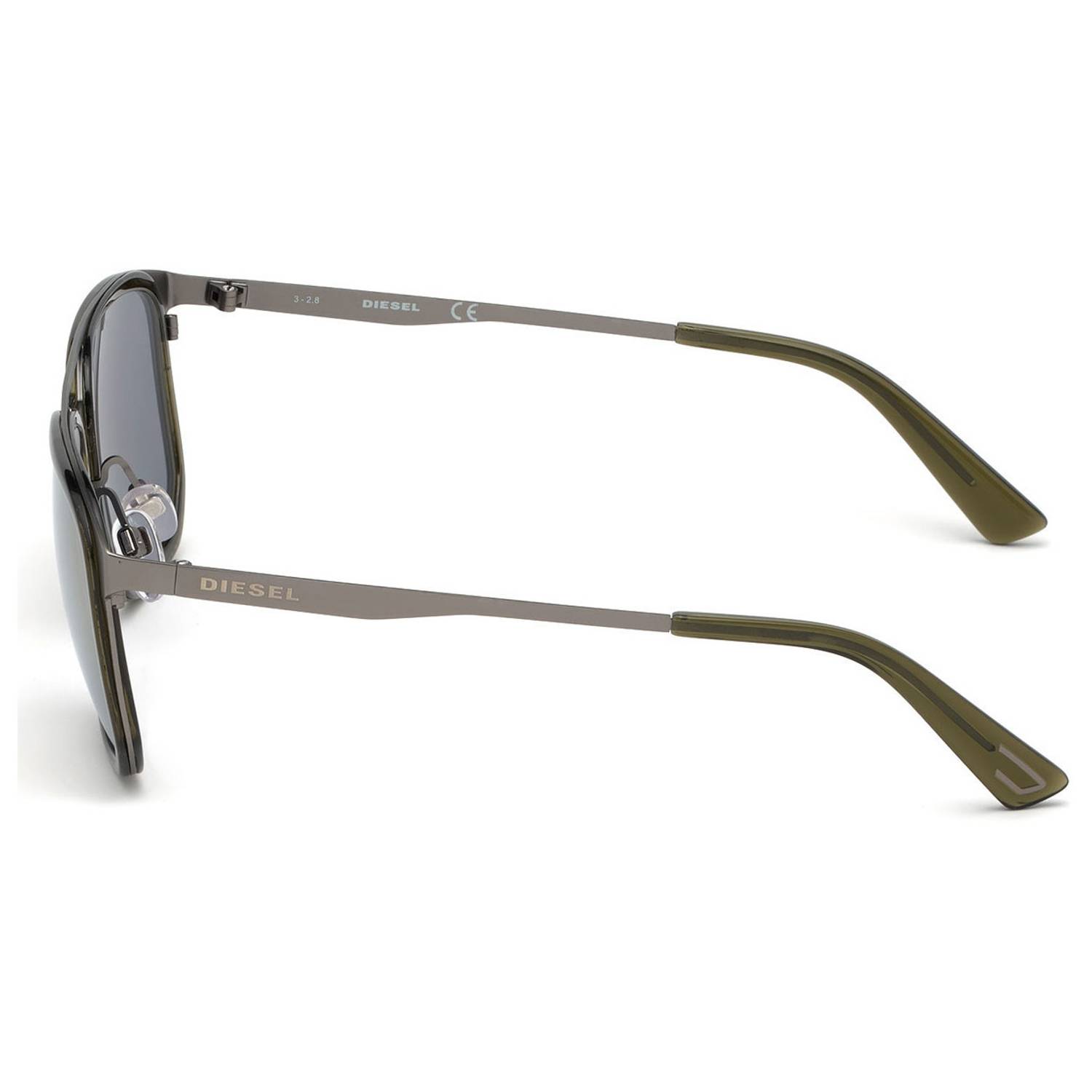 Diesel Grey Metal Non-Polarized Men Sunglasses DL029409C55 Diesel Grey Metal Non-Polarized Men Sunglasses DL029409C55