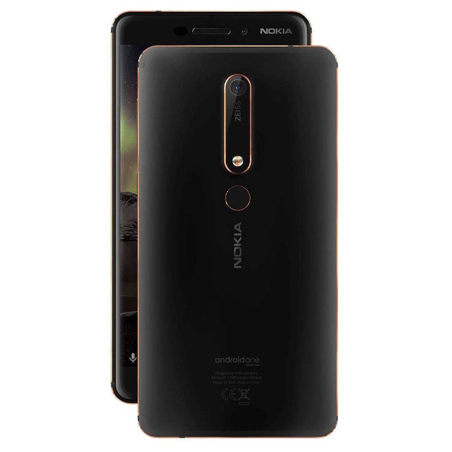 Nokia 6.1 32GB Black Copper 4G Dual Sim Smartphone -TA-1043 Nokia 6.1 32GB Black Copper 4G Dual Sim Smartphone -TA-1043