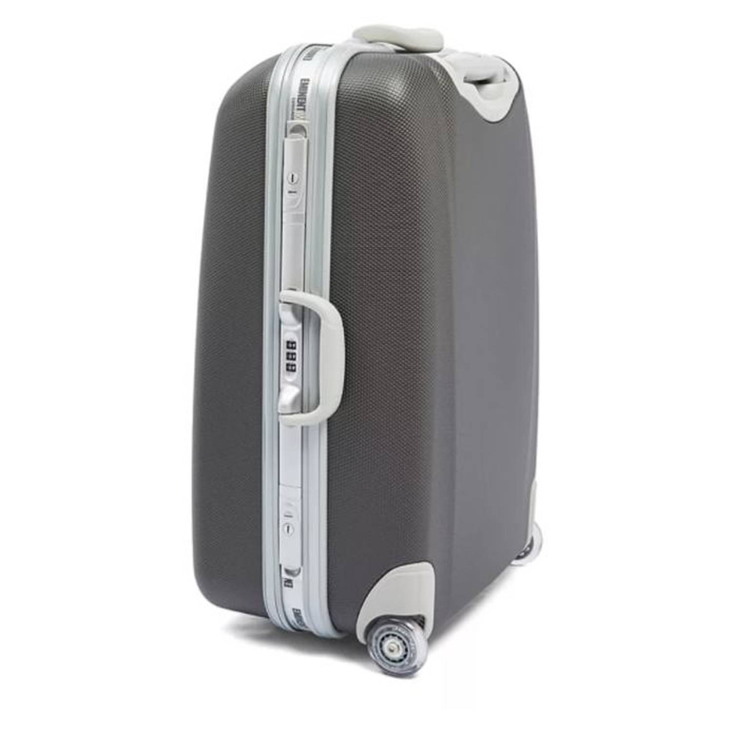 Eminent ABS Trolley Luggage Bag Dark Silver 20inch E8M6-20_SLVDR Eminent ABS Trolley Luggage Bag Dark Silver 20inch E8M6-20_SLVDR