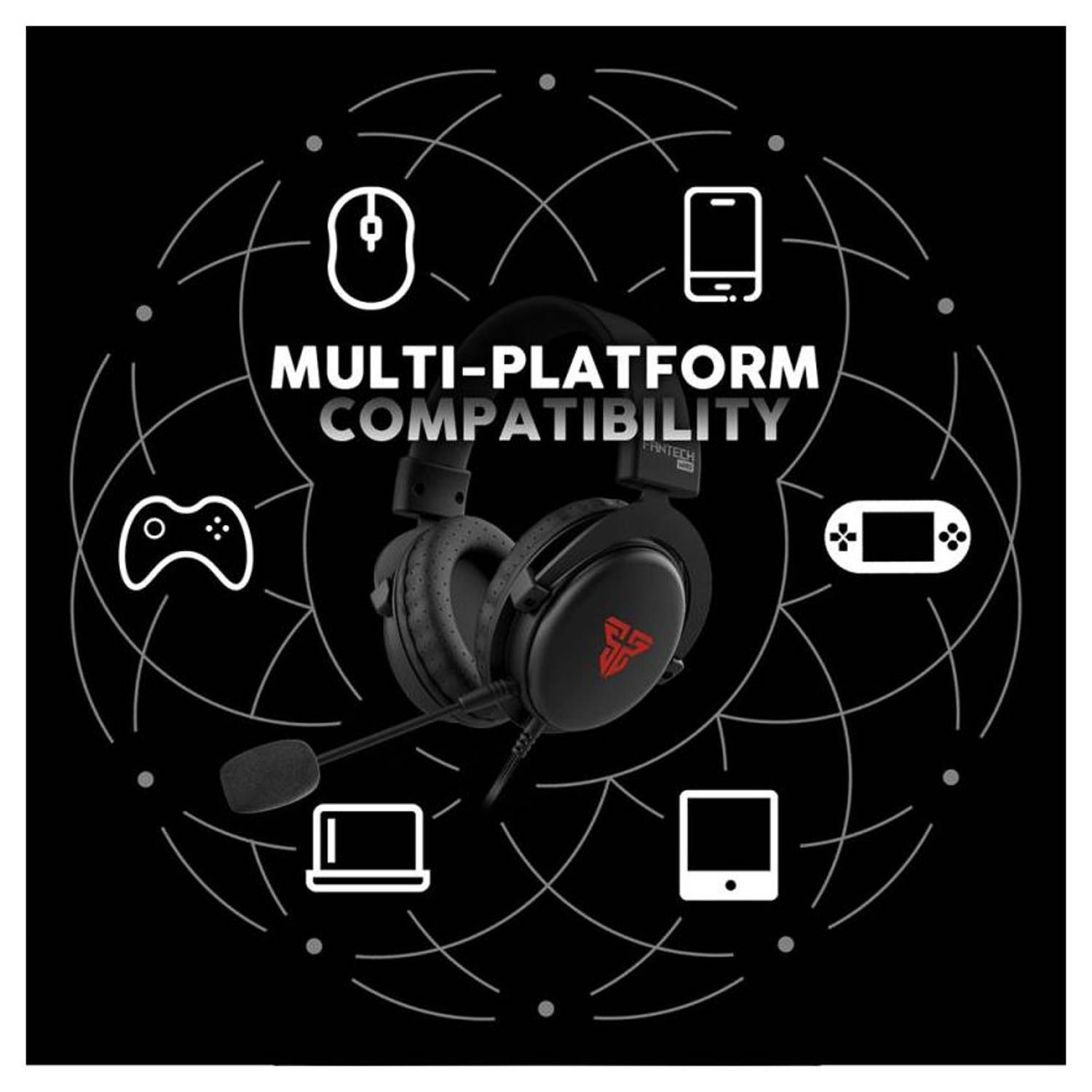 Fantech ECHO MH82 Gaming Headset Black Fantech ECHO MH82 Gaming Headset Black