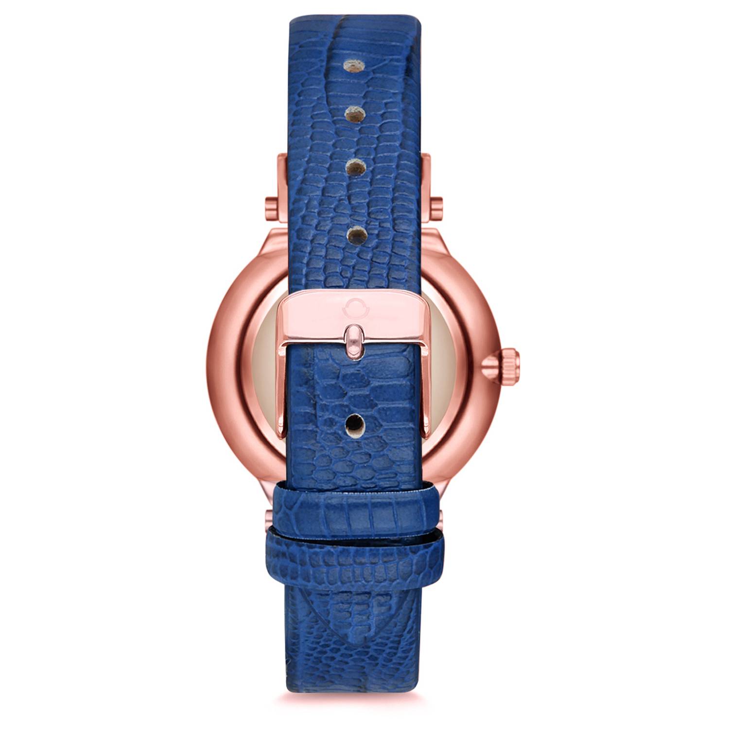 Omax Sunset Series Blue Leather Analog Watch For Women SU003R64I Omax Sunset Series Blue Leather Analog Watch For Women SU003R64I