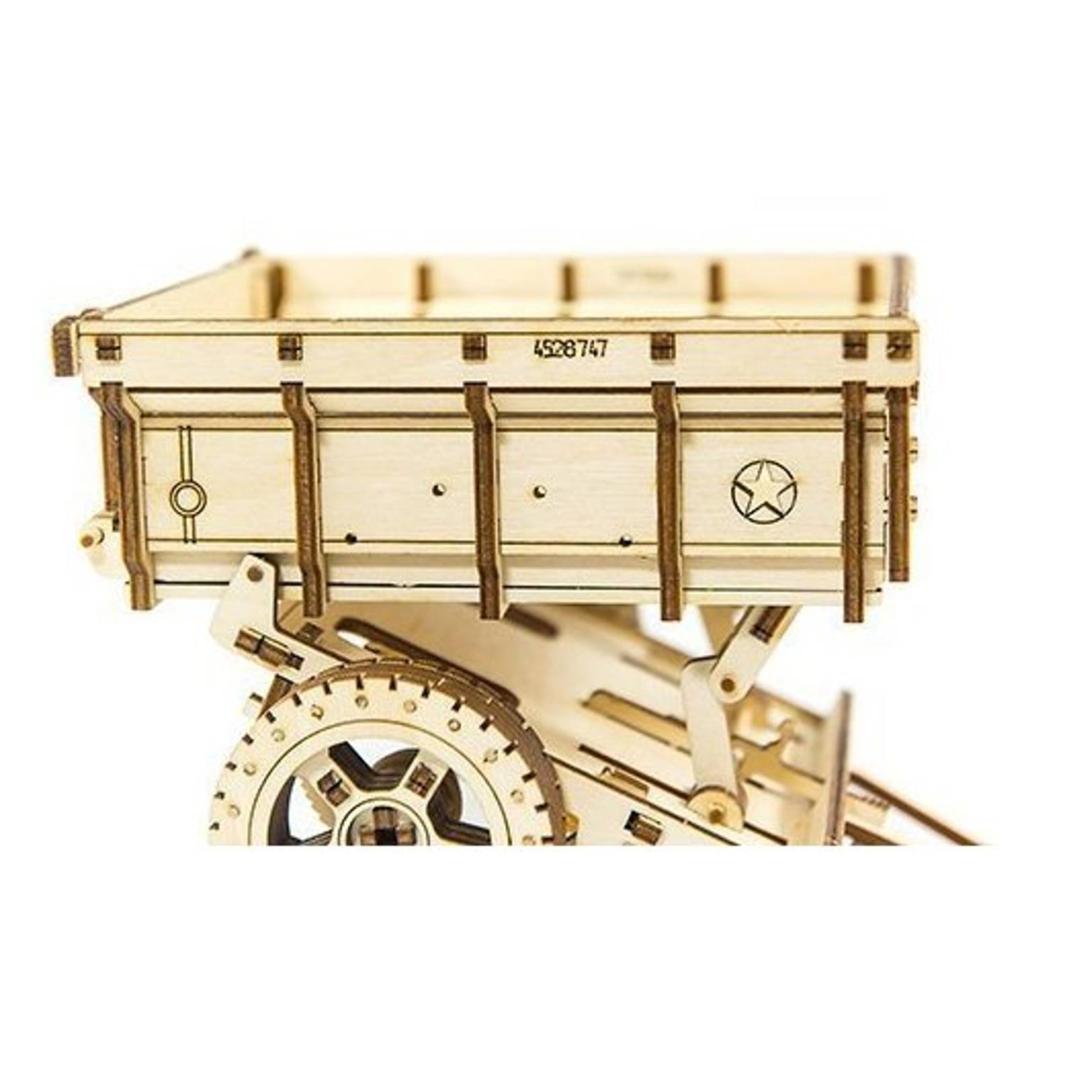 Wooden City Trailer 3D Mechanical Model Wooden City Trailer 3D Mechanical Model