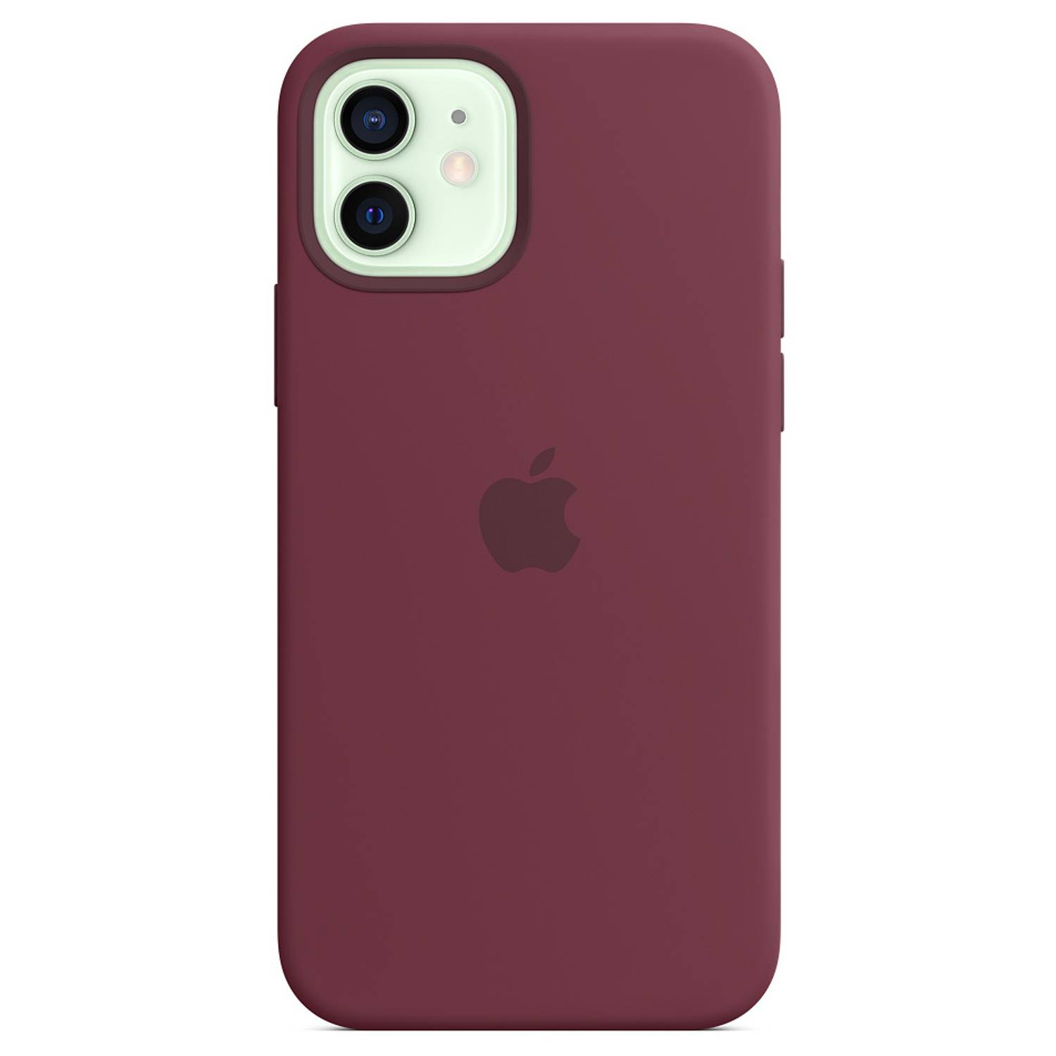 Apple iPhone 12 | 12 Pro Silicone Case with MagSafe - Plum Apple iPhone 12 | 12 Pro Silicone Case with MagSafe - Plum